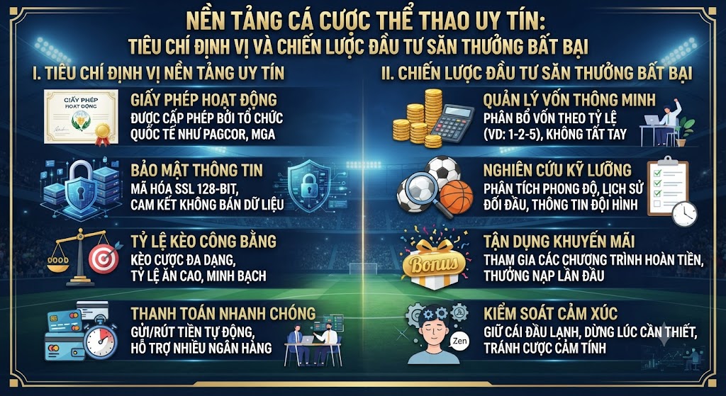 nền tảng cá cược thể thao