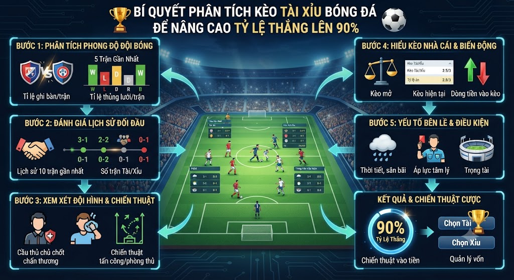 kèo tài xỉu bóng đá